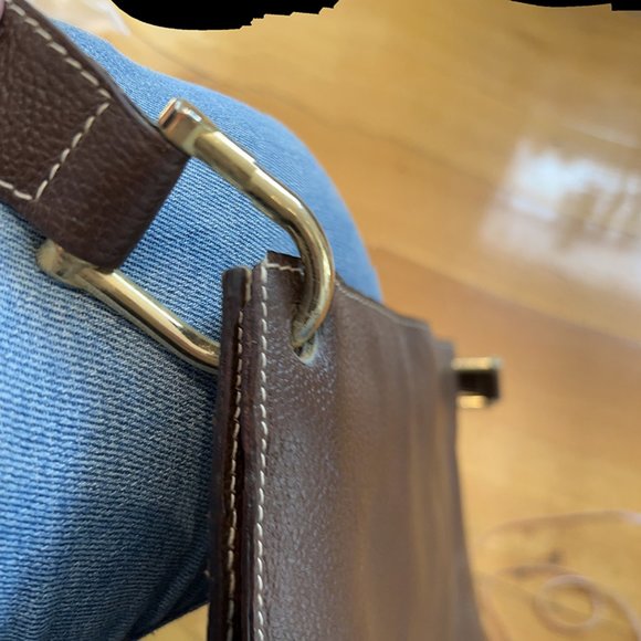 Desmo Tote Bag| Genuine Leather| Made In Italy | eBay Desmo Brown Leather Purse